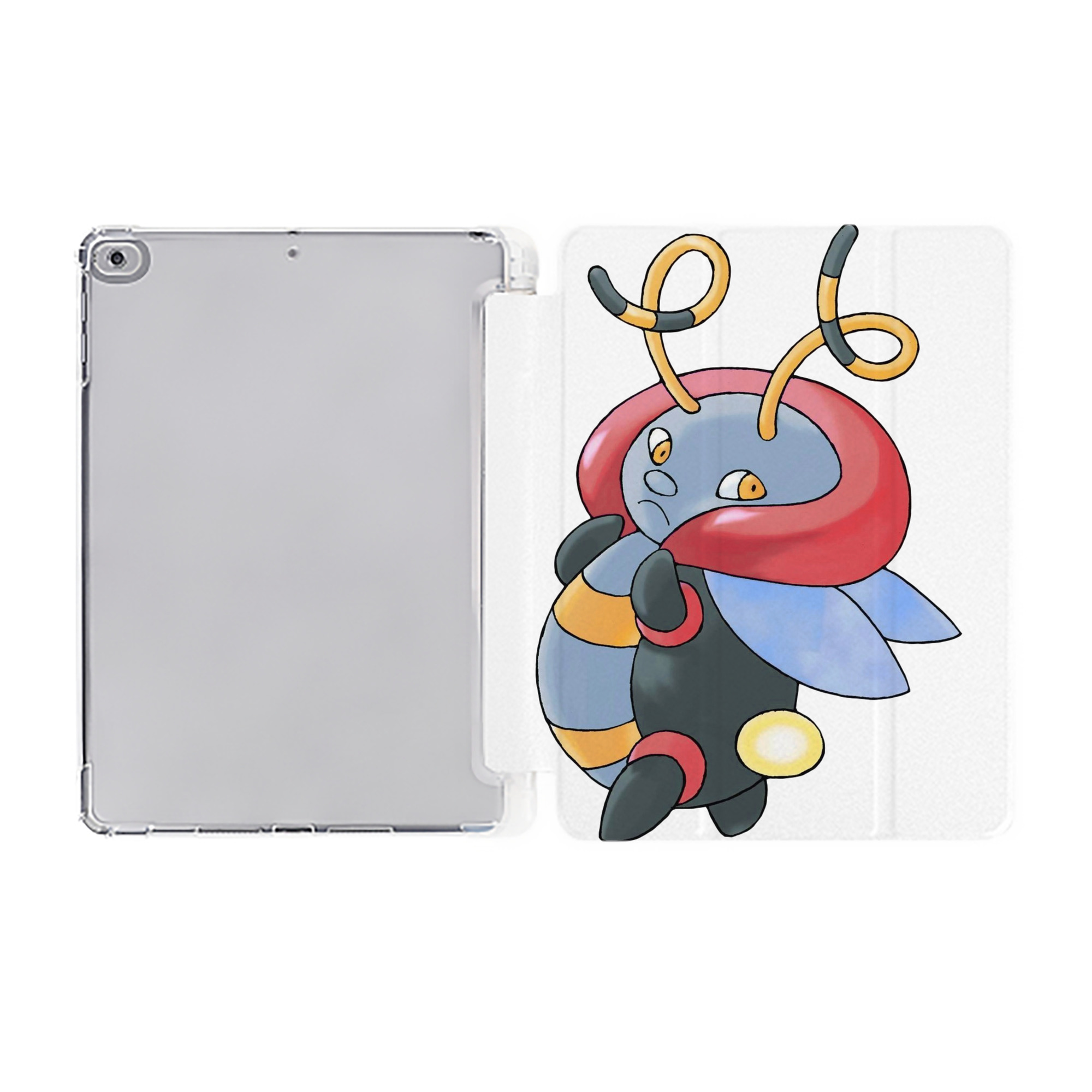 （画像用） ポケットモンスター Pokémon IPad ケース ペン収納付き 三つ折りスタンド PUレザー×シリコン 対応機種9.5/10.5/10.9インチ